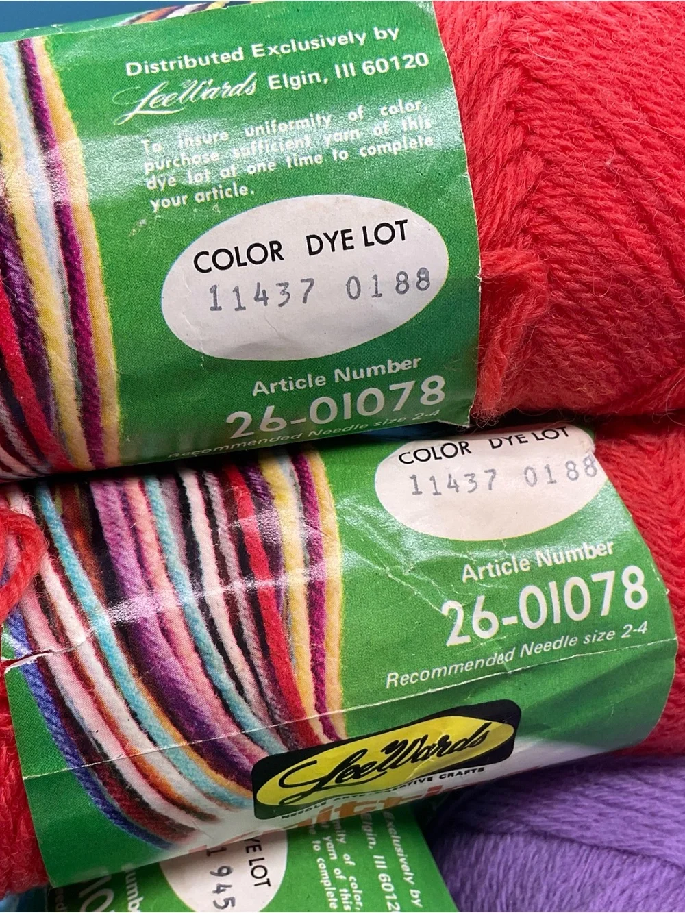 Lee Wards seven skeins